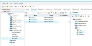 HP ALM Business Components Test Script
